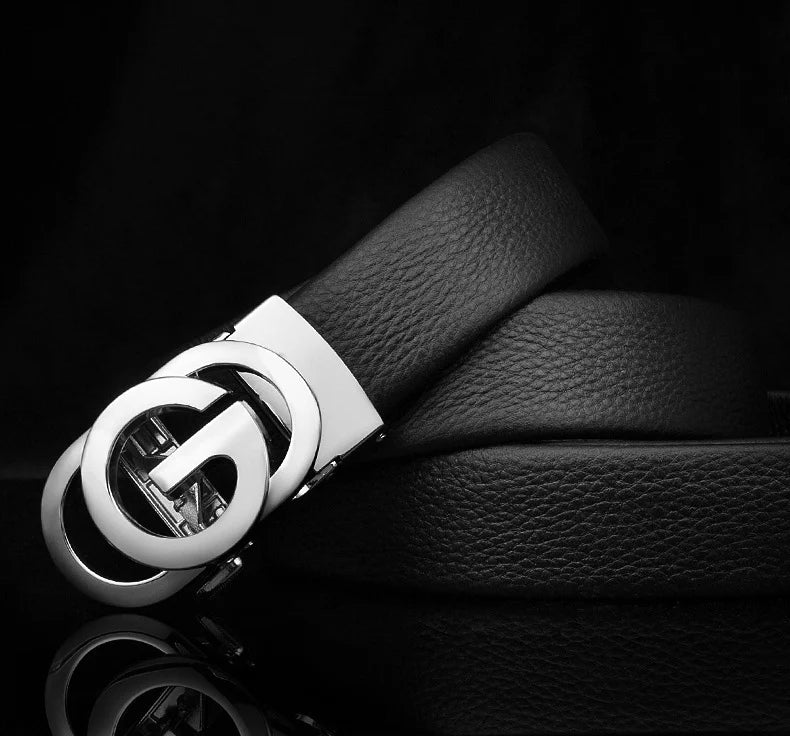 Jack Marc Automatic Leather Belt for Men - JACKMARC.COM