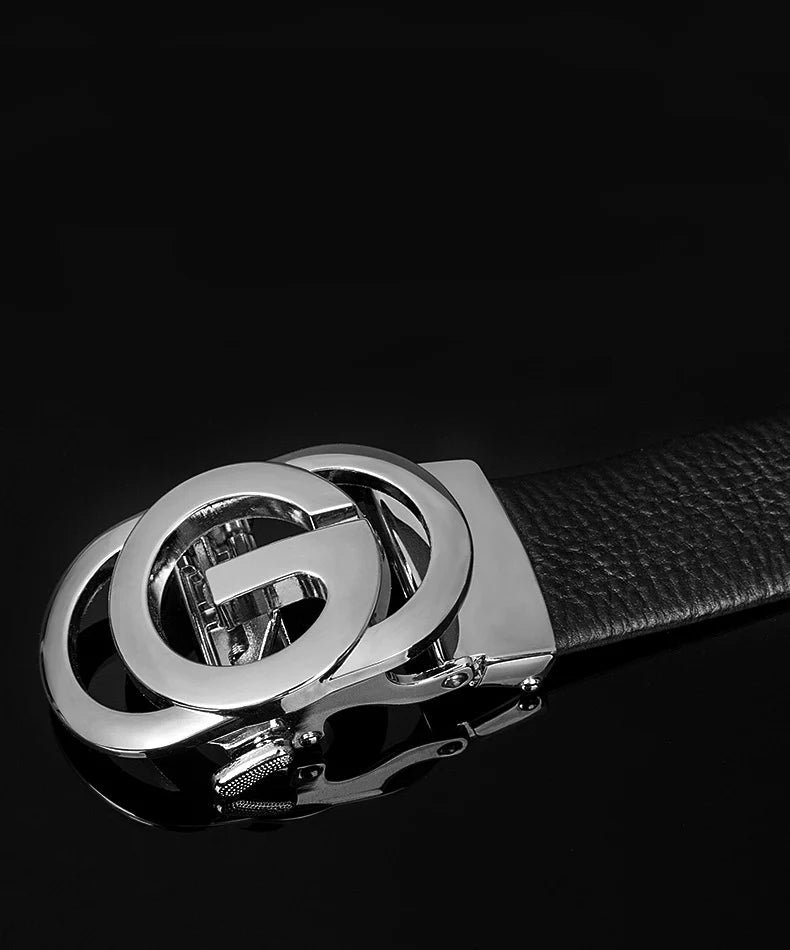 Jack Marc Automatic Leather Belt for Men - JACKMARC.COM