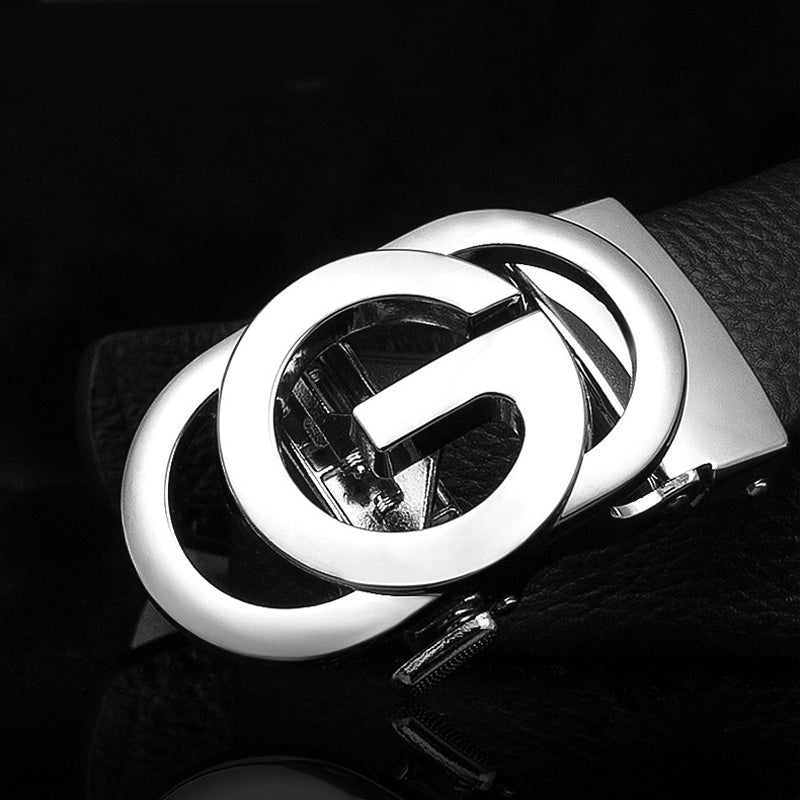 Jack Marc Automatic Leather Belt for Men - JACKMARC.COM