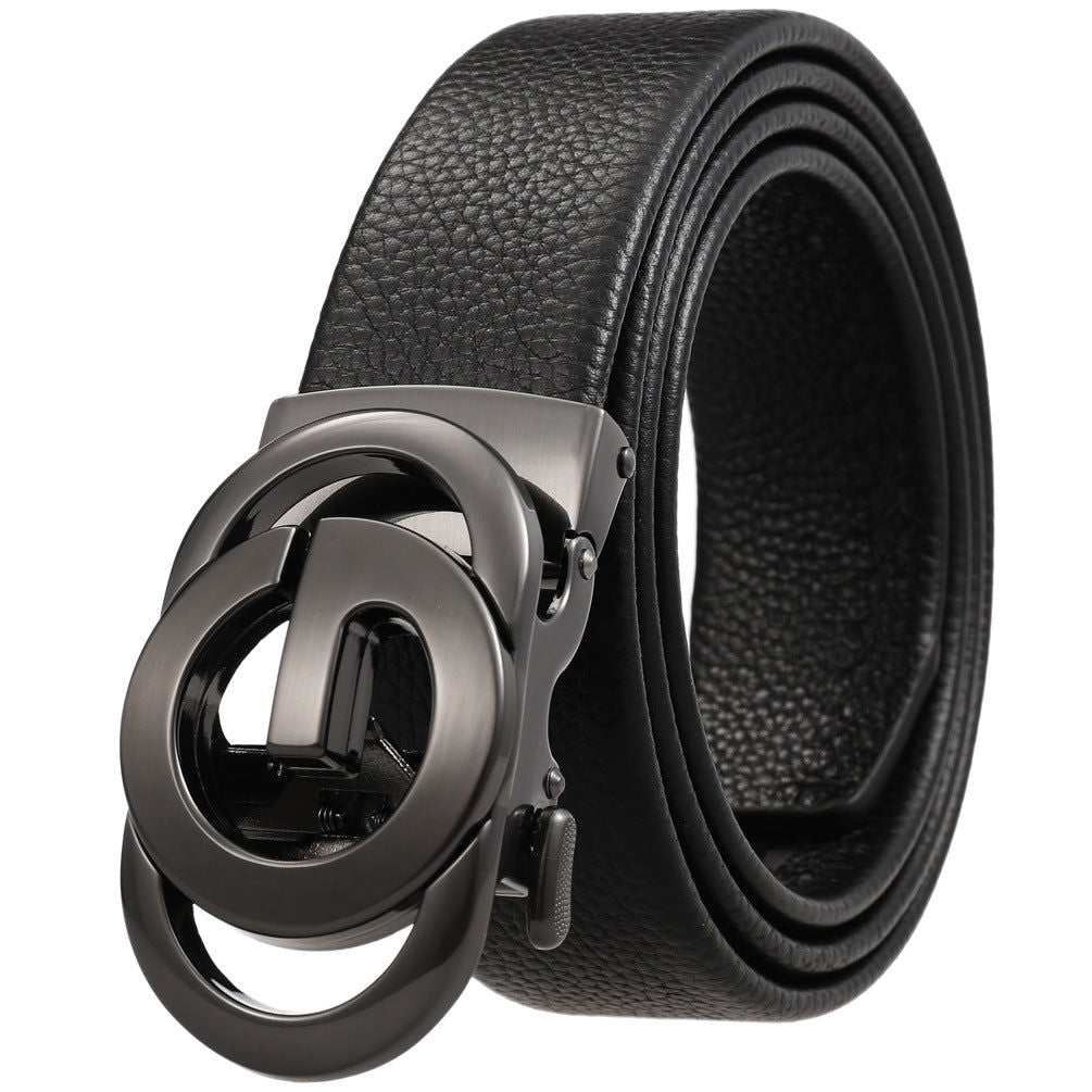 Jack Marc Automatic Leather Belt for Men - JACKMARC.COM