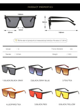 Load image into Gallery viewer, Jack Marc Classic Rimless Square Sunglasses for Women and Men - JACKMARC.COM
