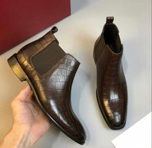 Load image into Gallery viewer, Jack Marc Crocs Chelsea Boots - JACKMARC.COM
