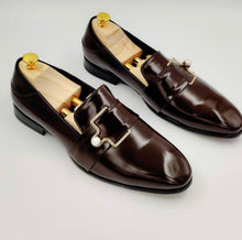 Load image into Gallery viewer, Jack Marc Fashion Buckle Moccasins Shoes - JACKMARC.COM
