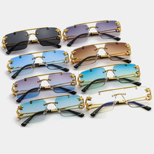 Load image into Gallery viewer, Jack Marc Fashion Leopard Rimless Sunglasses - JACKMARC.COM
