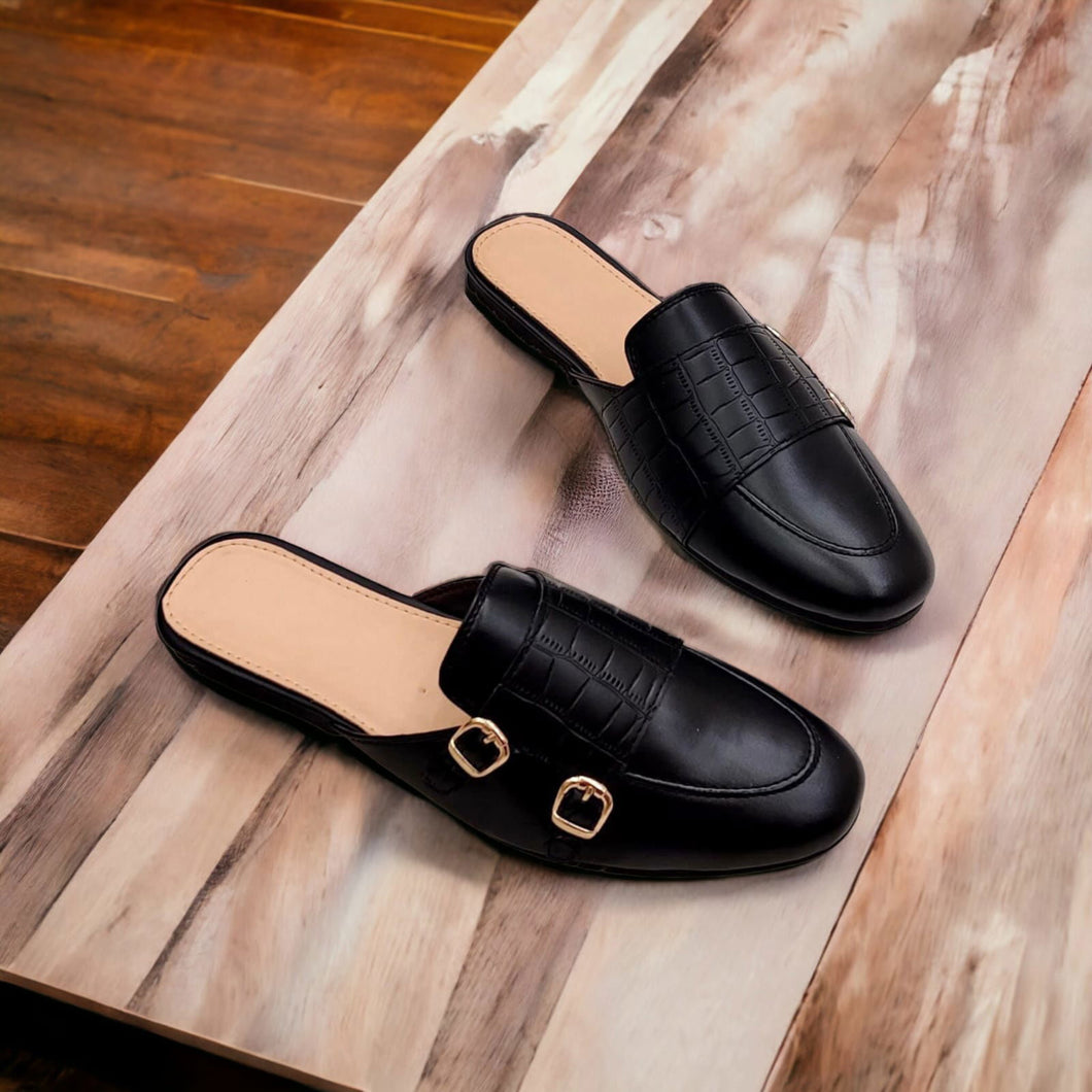 Jack Marc Fashion Monk Strap Mules For Men - JACKMARC.COM