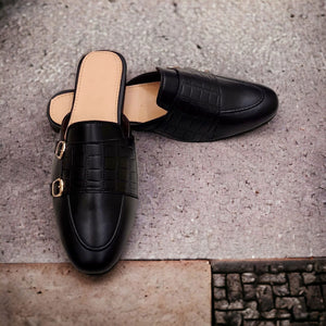 Jack Marc Fashion Monk Strap Mules For Men - JACKMARC.COM