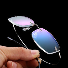 Load image into Gallery viewer, Jack Marc Fashion ultralight rimless memory titanium glasses - JACKMARC.COM
