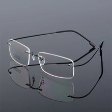 Load image into Gallery viewer, Jack Marc Fashion ultralight rimless memory titanium glasses - JACKMARC.COM
