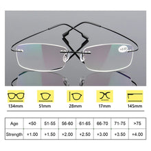 Load image into Gallery viewer, Jack Marc Fashion ultralight rimless memory titanium glasses - JACKMARC.COM
