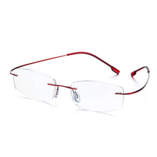 Load image into Gallery viewer, Jack Marc Fashion ultralight rimless memory titanium glasses - JACKMARC.COM
