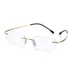 Jack Marc Fashion ultralight rimless memory titanium glasses - JACKMARC.COM