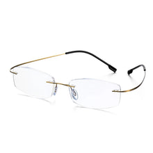 Load image into Gallery viewer, Jack Marc Fashion ultralight rimless memory titanium glasses - JACKMARC.COM
