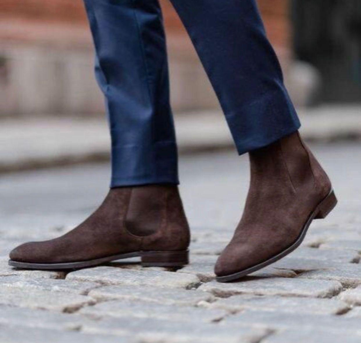 Jack Marc Fusion of Faux Leather and Suede for Effortless Party and Casual Wear - JACKMARC.COM