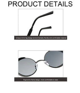 Jack Marc Gothic Steampunk Round Sunglasses - JACKMARC.COM