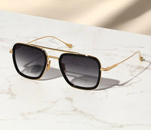 Load image into Gallery viewer, Jack Marc Gradient Double Bridge Square Sunglasses - JACKMARC.COM
