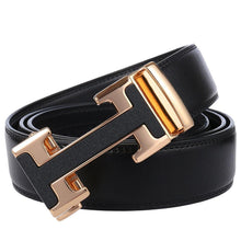 Load image into Gallery viewer, Jack Marc Luxury Design Genuine Leather Belt For Men - JACKMARC.COM
