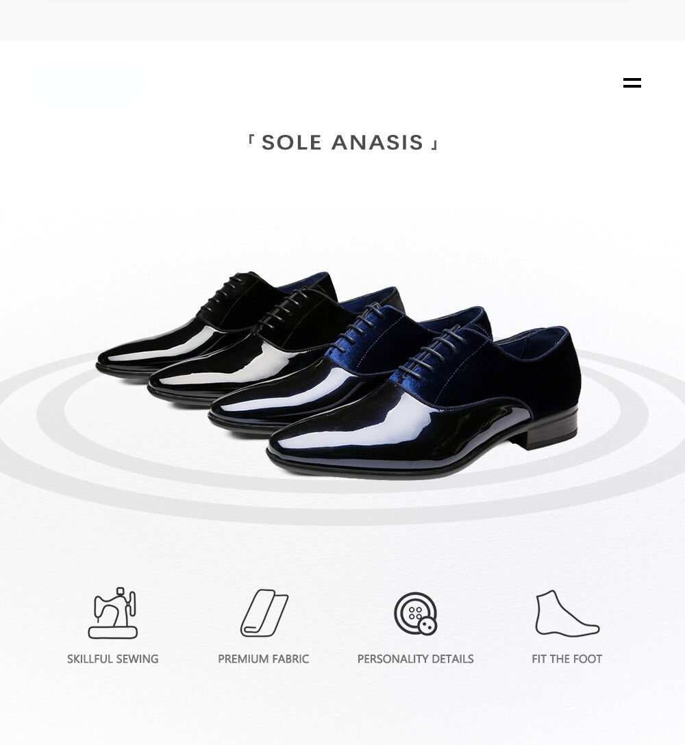 Jack Marc Men Antiwrinkle Lace up Shoes - JACKMARC.COM