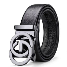 Load image into Gallery viewer, Jack Marc Men&#39;s Automatic Leather Business Vintage Designer Belt - JACKMARC.COM
