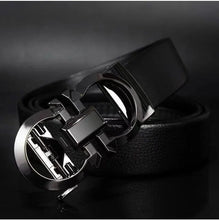 Load image into Gallery viewer, Jack Marc Men&#39;s Automatic Leather Business Waistband Belt - JACKMARC.COM
