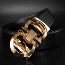 Load image into Gallery viewer, Jack Marc Men&#39;s Automatic Leather Business Waistband Belt - JACKMARC.COM
