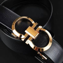 Load image into Gallery viewer, Jack Marc Men&#39;s Automatic Leather Business Waistband Belt - JACKMARC.COM
