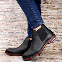 Load image into Gallery viewer, Jack Marc Men&#39;s British Black Chelsea Boots - JACKMARC.COM
