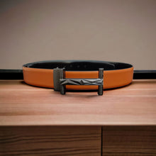 Load image into Gallery viewer, Jack Marc Men&#39;s Fashion Tan Leather Belt For Men - JACKMARC.COM
