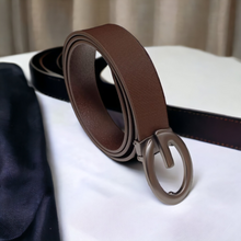 Load image into Gallery viewer, Jack Marc Men&#39;s Pin Buckle Genuine Leather Belt - JACKMARC.COM
