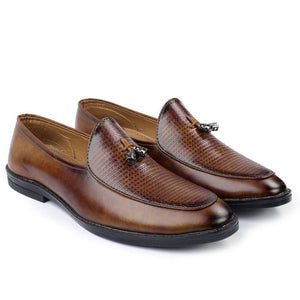 Jack Marc Men's Stylish Formal Faux Leather moccasins slip-on shoes - JACKMARC.COM