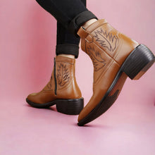 Load image into Gallery viewer, Jack Marc Men&#39;s Tan Color Formal And Casual Retro Boots - JACKMARC.COM
