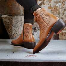 Load image into Gallery viewer, Jack Marc Men&#39;s Tan Color Formal And Casual Retro Boots - JACKMARC.COM
