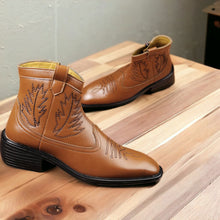 Load image into Gallery viewer, Jack Marc Men&#39;s Tan Color Formal And Casual Retro Boots - JACKMARC.COM
