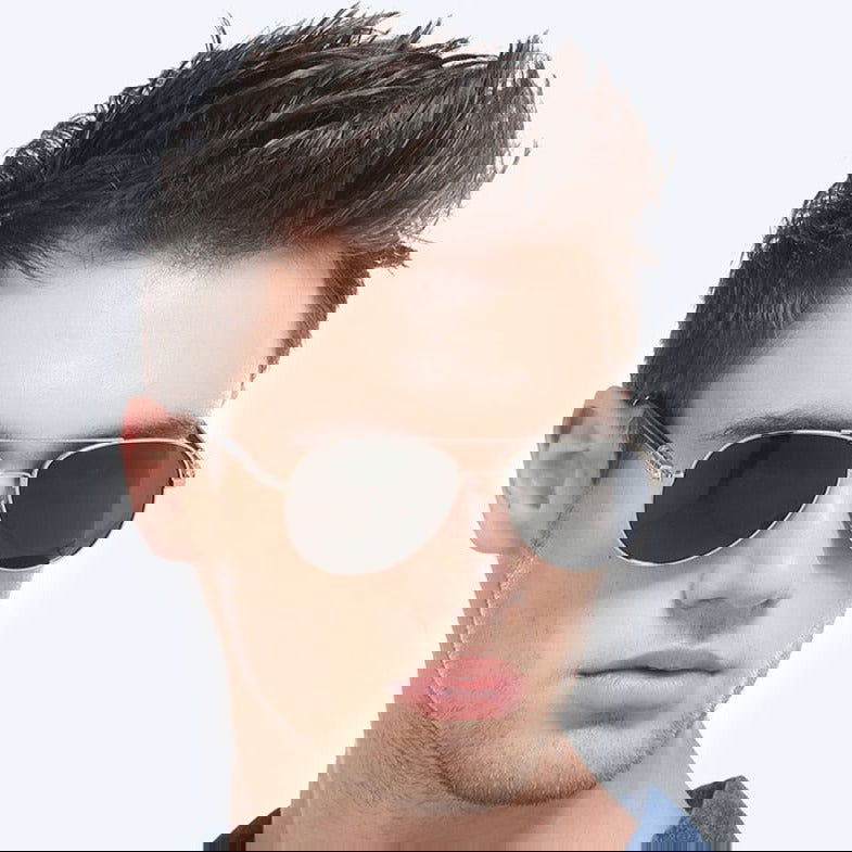 Jack Marc New Fashion Pilot Polarized Sunglasses - JACKMARC.COM