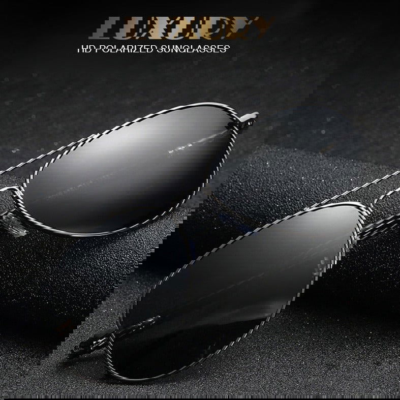 Jack Marc New Fashion Pilot Polarized Sunglasses - JACKMARC.COM