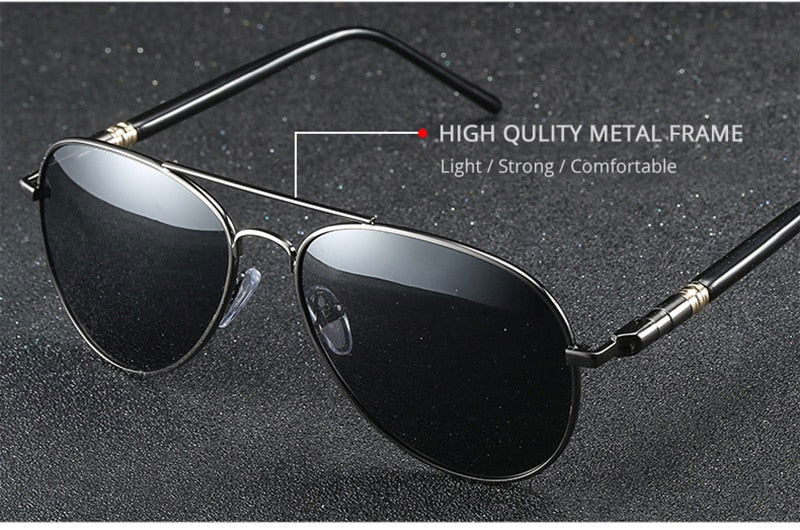 Jack Marc New Fashion Pilot Polarized Sunglasses - JACKMARC.COM