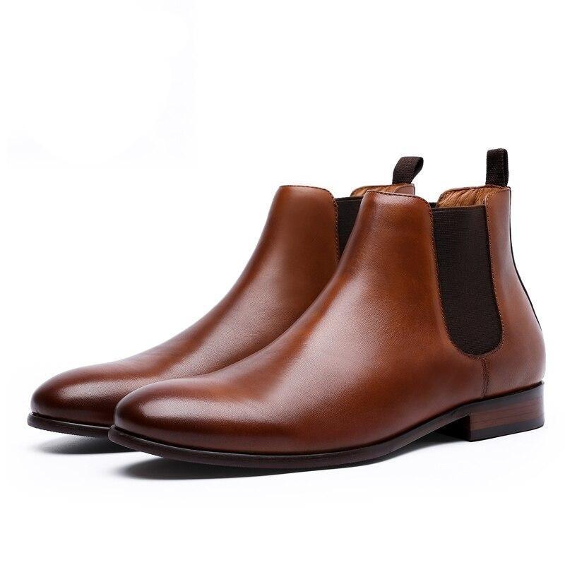 Jack Marc New Latest Chelsea Leather Boots Men - JACKMARC.COM