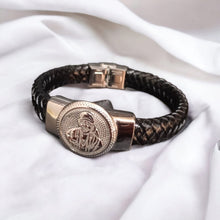 Load image into Gallery viewer, Jack Marc New Sai Baba Devotional Silver Bracelet For Men - JACKMARC.COM
