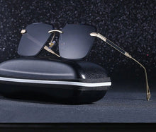 Load image into Gallery viewer, Jack Marc Oversize Square Rimless Fashion Sunglasses - JACKMARC.COM
