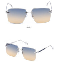 Load image into Gallery viewer, Jack Marc Oversize Square Rimless Fashion Sunglasses - JACKMARC.COM
