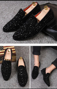 Jack Marc Premium Studded Moccasins - JACKMARC.COM