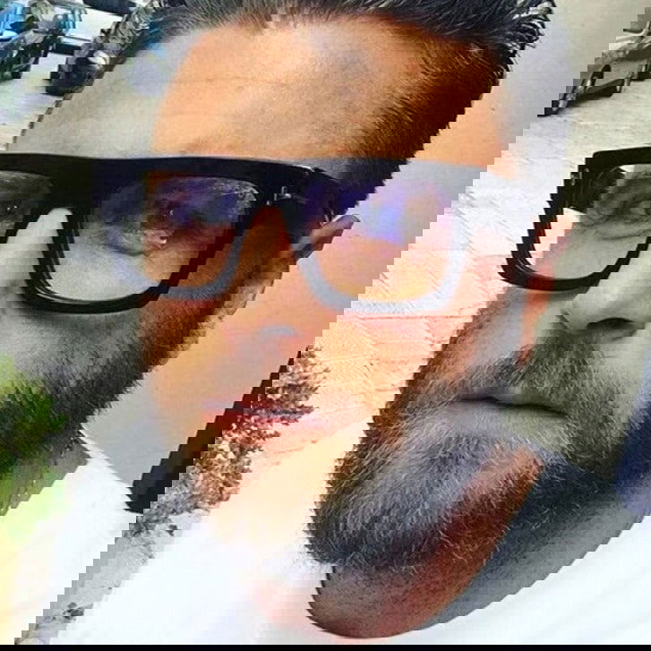 Jack Marc Retro Square Frame Anti-Blue Glasses - JACKMARC.COM