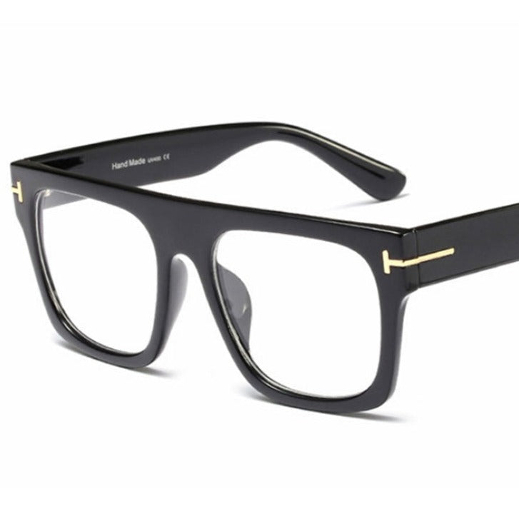 Jack Marc Retro Square Frame Anti-Blue Glasses - JACKMARC.COM