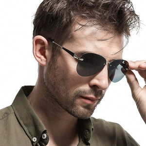 Jack Marc Rimless Pilot Sunglasses - JACKMARC.COM