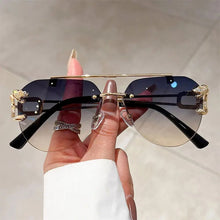 Load image into Gallery viewer, Jack Marc Rimless Pilot Vintage Fashion Sunglasses - JACKMARC.COM
