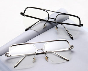 Jack Marc Rimless Punk Style Eyeglasses - JACKMARC.COM