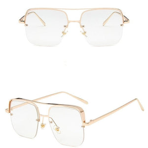 Jack Marc Rimless Punk Style Eyeglasses - JACKMARC.COM