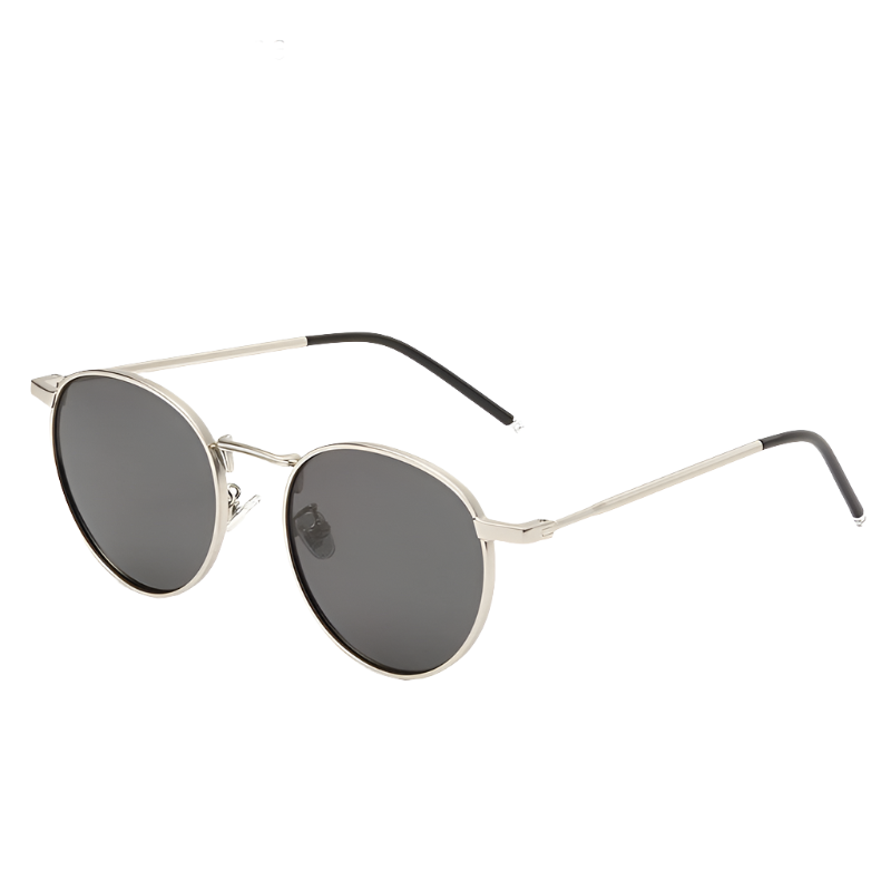 Jack Marc Round Gold Rimmed Sunglasses - JACKMARC.COM