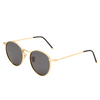 Jack Marc Round Gold Rimmed Sunglasses - JACKMARC.COM