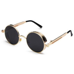 Jack Marc Round Steampunk Sunglasses - JACKMARC.COM