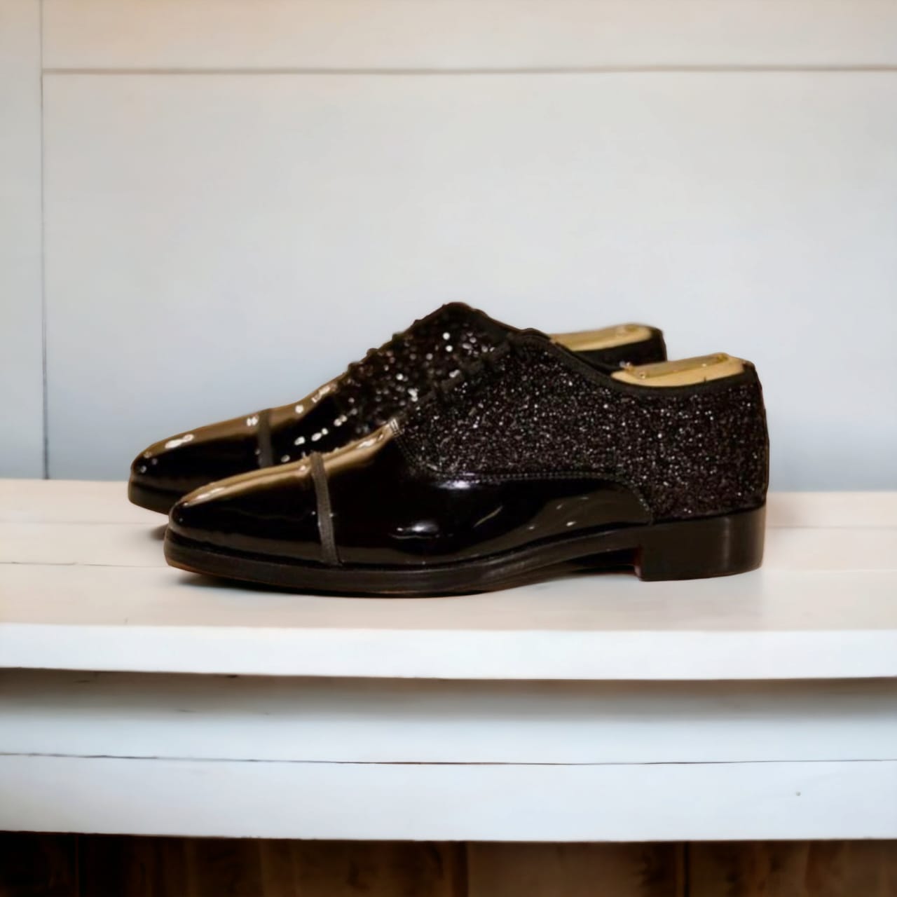 Jack Marc Shimmer Shiny Shoes For Casual & Formal Attire - JACKMARC.COM